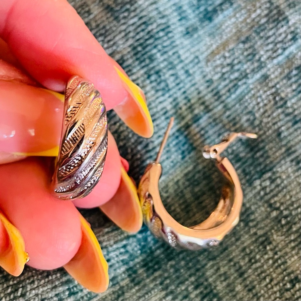 Elegant Silver Hoop Earrings